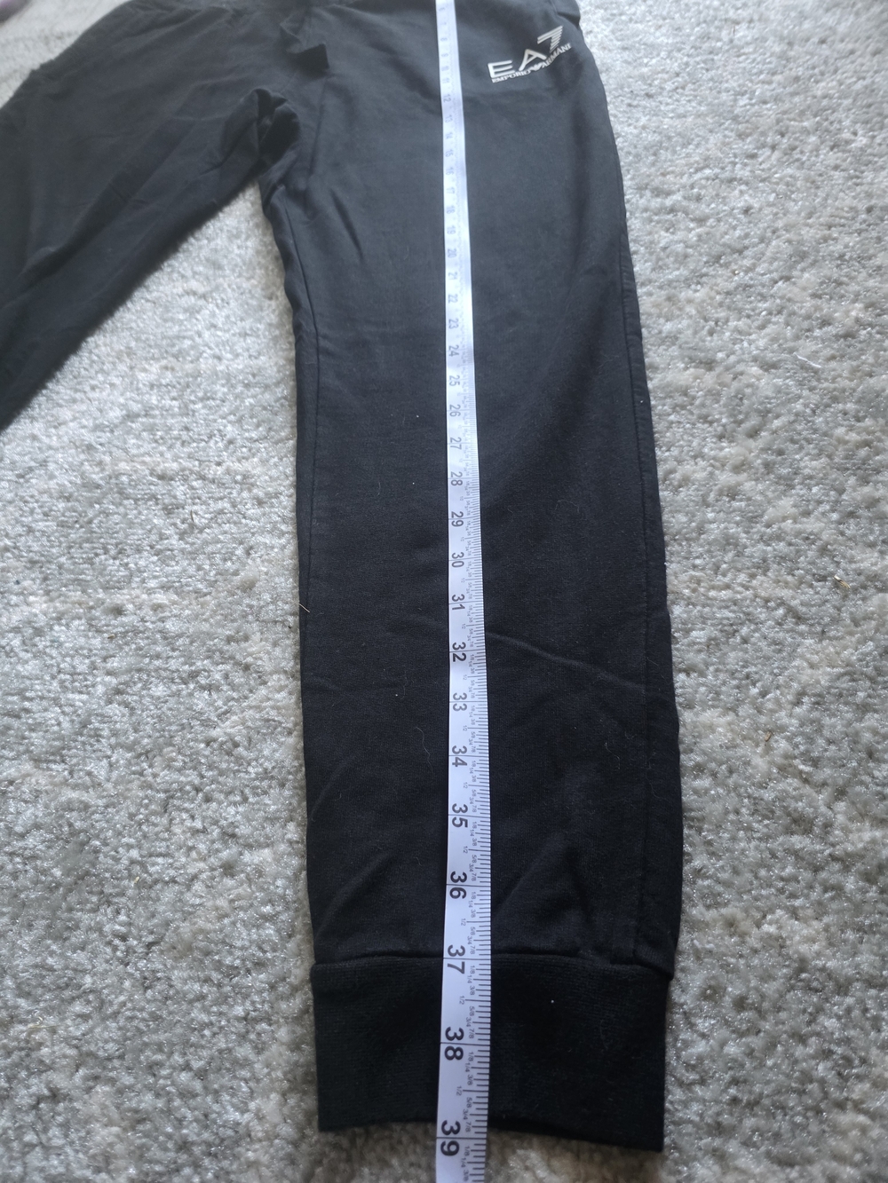 Emporio Armani EA7 Men's Black Jogger Pants - Picture 8 of 13